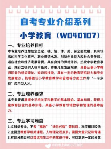 自考小学教育专业有什么报名条件?自考小学教育学校?