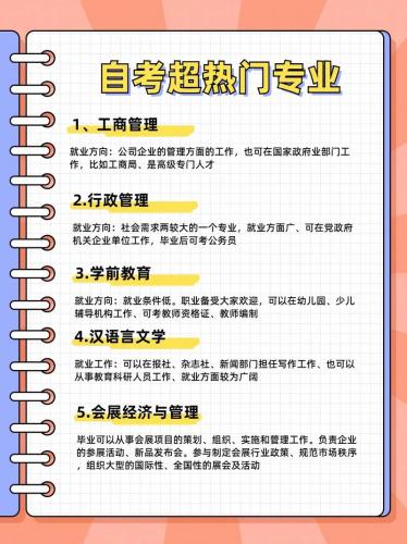 自考可以考多少个专业啊(自考本可以考几个专业)