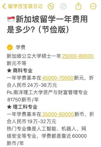 新加坡大学自考多少钱?自考本科新加坡留学?