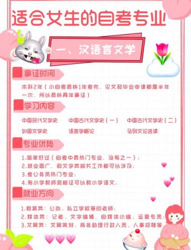 性格内向适合什么自考专业，内向的人适合自考什么专业
