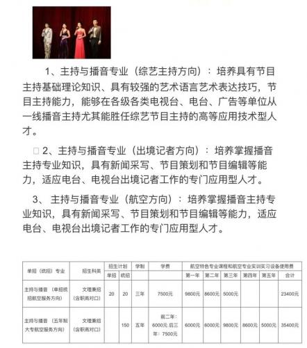 山西播音主持自考学校有哪些?山西播音主持专业学校?