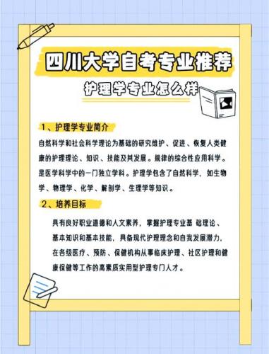 自考专业护理学考什么科目?自考护理学专业有什么要求吗??