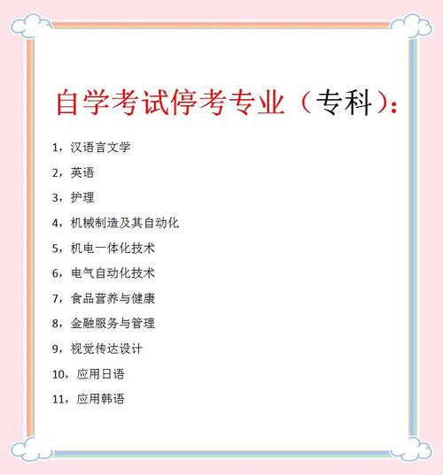 自考原专业停考怎么办(自考专业停考了怎么办)