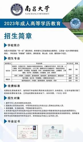 南昌大学的成考机构在哪里，南昌大学成人学历报考中心