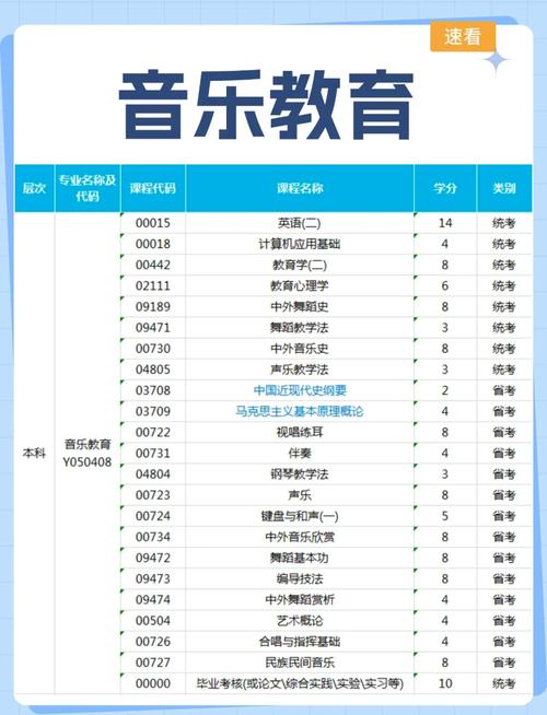 自考音乐本科专业有哪些学校(自考本科音乐教育华南师范大学要考什么)